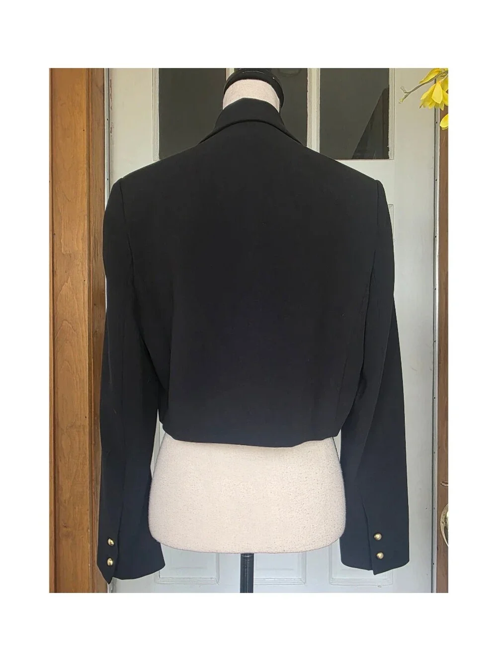 NWT Black Halo Hugo Crop Blazer, Size 2 - Picture 8 of 13